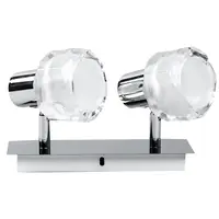 Spot Bara Careo Alb+Crom 2xG9 40W