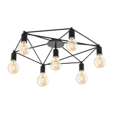 Lampa tavan STAITI negru 220-240V,50/60Hz