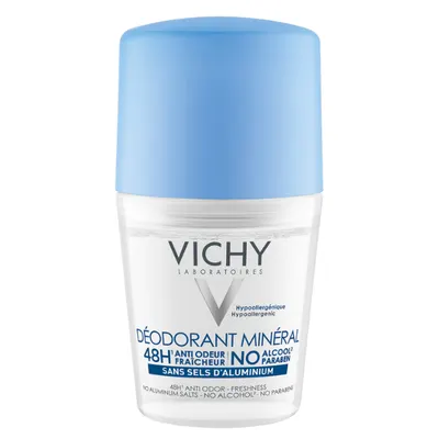 Deodorant roll-on antiperspirant 48 ore Mineral, Vichy | 50 ml