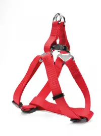 Ham ajustabil din nylon, rosu, confortabil, circumferinta 30-51 cm