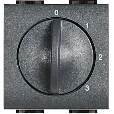 Selector rotativ 4 pozitii Bticino Living Light L4016, antracit
