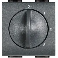 Selector rotativ 4 pozitii Bticino Living Light L4016, antracit