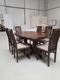 Set Marco 47 Masa 160/195 Cm + 6 Scaune Personalizabil pe Culori