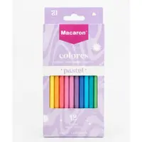 Creioane Colorate Pastel Macaron, 12 Culori