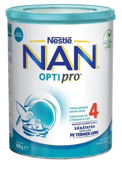 NAN OPTIPRO 4, 800g – Lapte praf copii +2 ani | Nestle