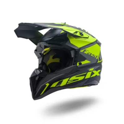 Casca motocross atv Asix 189, culoare negru verde, marime M