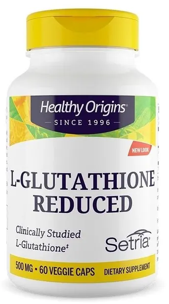 L-Glutation redus, 500 mg, 60 capsule, Healthy Origins