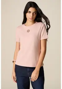 Tricou regular-fit din bumbac - Roz
