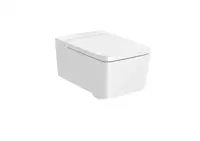 Vas WC Roca Inspira Square A346537000, suspendat, Rimless, fara capac, Alb