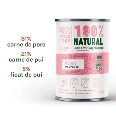 Fresh Farm Smooth pate with pork 400 gr