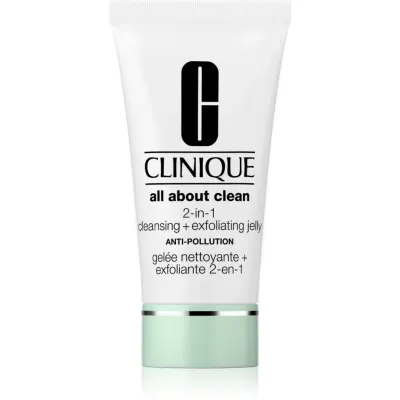 Clinique All About Clean™ 2-in-1 Cleansing + Exfoliating Jelly gel exfoliant de curatare 150 ml