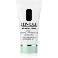 Clinique All About Clean™ 2-in-1 Cleansing + Exfoliating Jelly gel exfoliant de curatare 150 ml