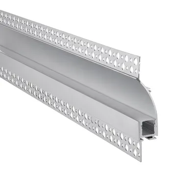 Profile banda led, Rigel Wall Flange Plaster-in 2m Aluminium Profile/Extrusion Silver