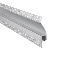 Profile banda led, Rigel Wall Flange Plaster-in 2m Aluminium Profile/Extrusion Silver