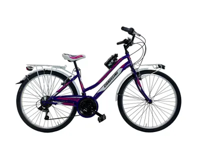Bicicletă pentru fete Canellini LINCY 26" - Violet/Fucsia