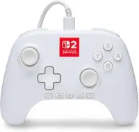 Controlor PowerA - Advantage, cu fir, with Lumectra, alb (Nintendo Switch 2)