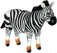 Jucărie de pluș Wild Planet - Zebra, 29 cm