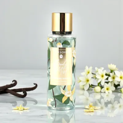 Spray de corp cu vanilie 250 ml – body mist cremos și delicat Engros