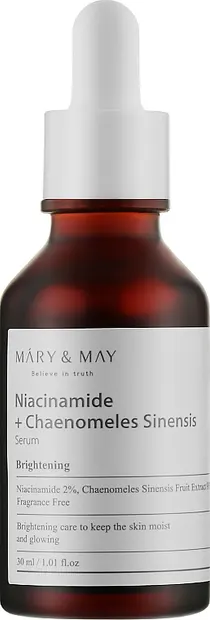 Mary&May Ser facial Niacinamide+Chaenomeles Sinensis, 30 ml