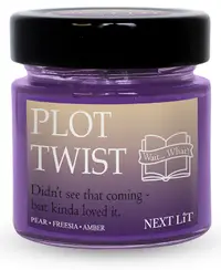 Lumânare parfumată Next Lit Burning Tropes - Plot Twist, 180 g