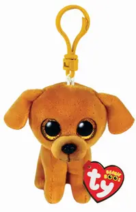 Breloc TY Toys Beanie Boos - Cățeluș Zuzu, 8.5 cm
