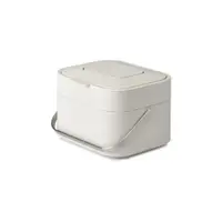 Recipient pentru deșeuri compostabile Joseph Joseph IntelligentWaste, 4 l, alb