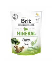 BRIT Care Dog Functional Snack Mineral Ham 150g Recompense cu sunca si alge pentru catei