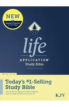 KJV Life Application Study Bible, Third Edition (Red Letter, Hardcover)