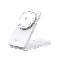 Incarcator Retea Wireless UGREEN W706 2in1, 20W, 1.67A, Alb
