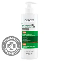 Sampon si balsam 2 in 1 anti-matreata pentru toate tipurile de par Dercos, 390ml, Vichy