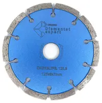 Disc diamantat pentru taiere de rosturi de dilatare in Beton si Sapa 125x22,2mm cu grosime de 8mm Standard Profesional - BlueLine - DXDY.ROST.125.8