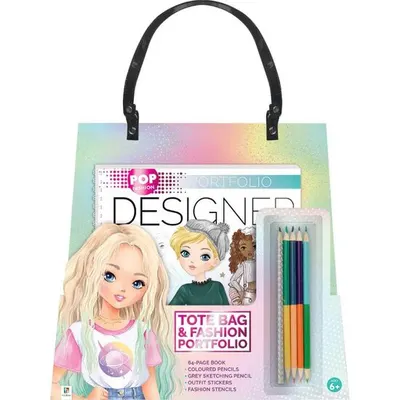Pop Fashion Tote Bag: Designer Tote Bag & Fashion Portoflio