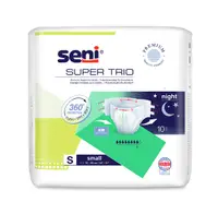Scutece pentru adulti Super Trio Small, 10 bucati, Seni