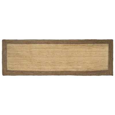vidaXL Covor de zonă Gri 80 x 200 cm Iută