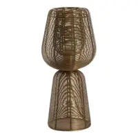 Veioză bronz din metal (înălțime 42 cm) Aboso – Light & Living