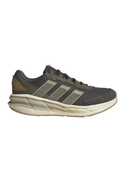 Pantofi sport AstraStar de piele ecologica si plasa - Maro/Kaki