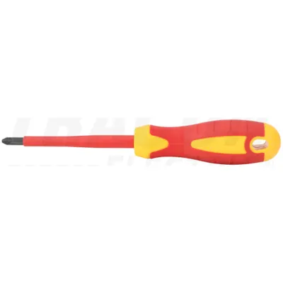 Surubelnita izolata la 1000 V, cap cruce, pozidriv, CrV SD60100PZ2 PZ2 6×100mm, AC 1000V