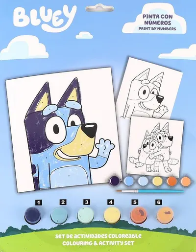 Kit creativ Cerda Bluey - Pictură pe numere