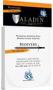 Protecții pentru carduri Paladin Card Protection - Bedivere, Medium Plus, 54 x 80 mm (55 buc)