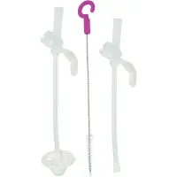b.box Replecement Straws + Cleaner pai din silicon 3 buc