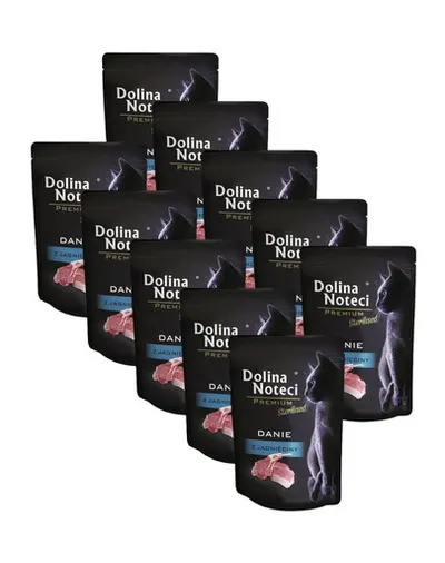 DOLINA NOTECI Premium Sterilised hrană pisică sterilizată 10x85 g cu miel