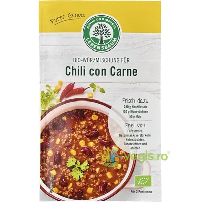 Condiment pentru Chilli cu Carne Ecologic/Bio 30g