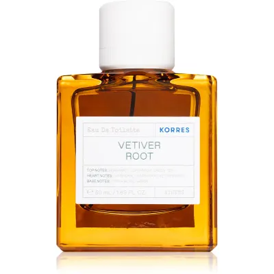 Korres Vetiver Root Eau de Toilette pentru bărbați 50 ml
