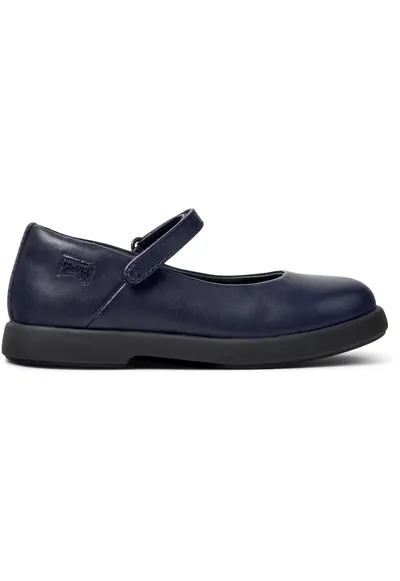 Pantofi Mary Jane din piele Duet Twins 8507 - Albastru inchis