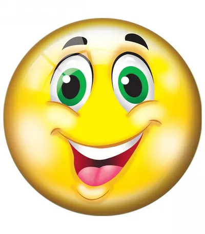 Minge mare din PVC 23 cm Emoji