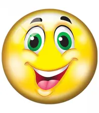 Minge mare din PVC 23 cm Emoji