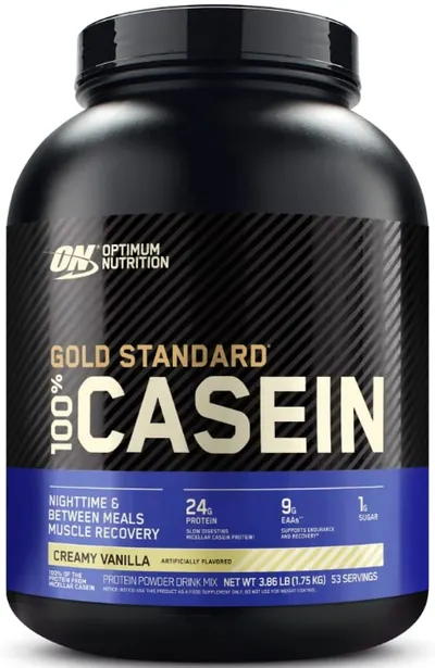 Gold Standard 100% Casein, vanilie, 1.82 kg, Optimum Nutrition