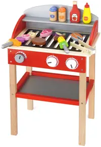 Set de joaca din lemn Viga Toys - Grătar de grădină