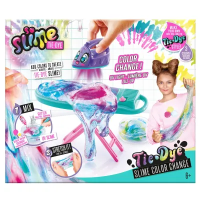 Set de joaca creativ, So Slime Tie Dye, Color Change