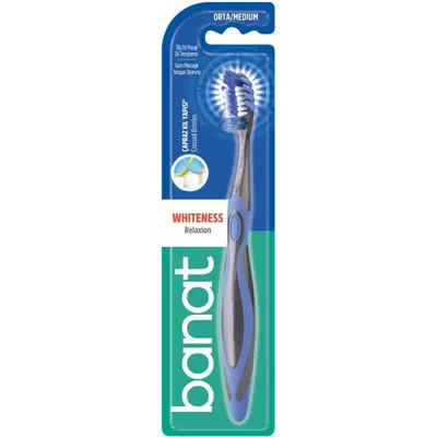 Periuta de Dinti Banat Whiteness Relaxion, Medium